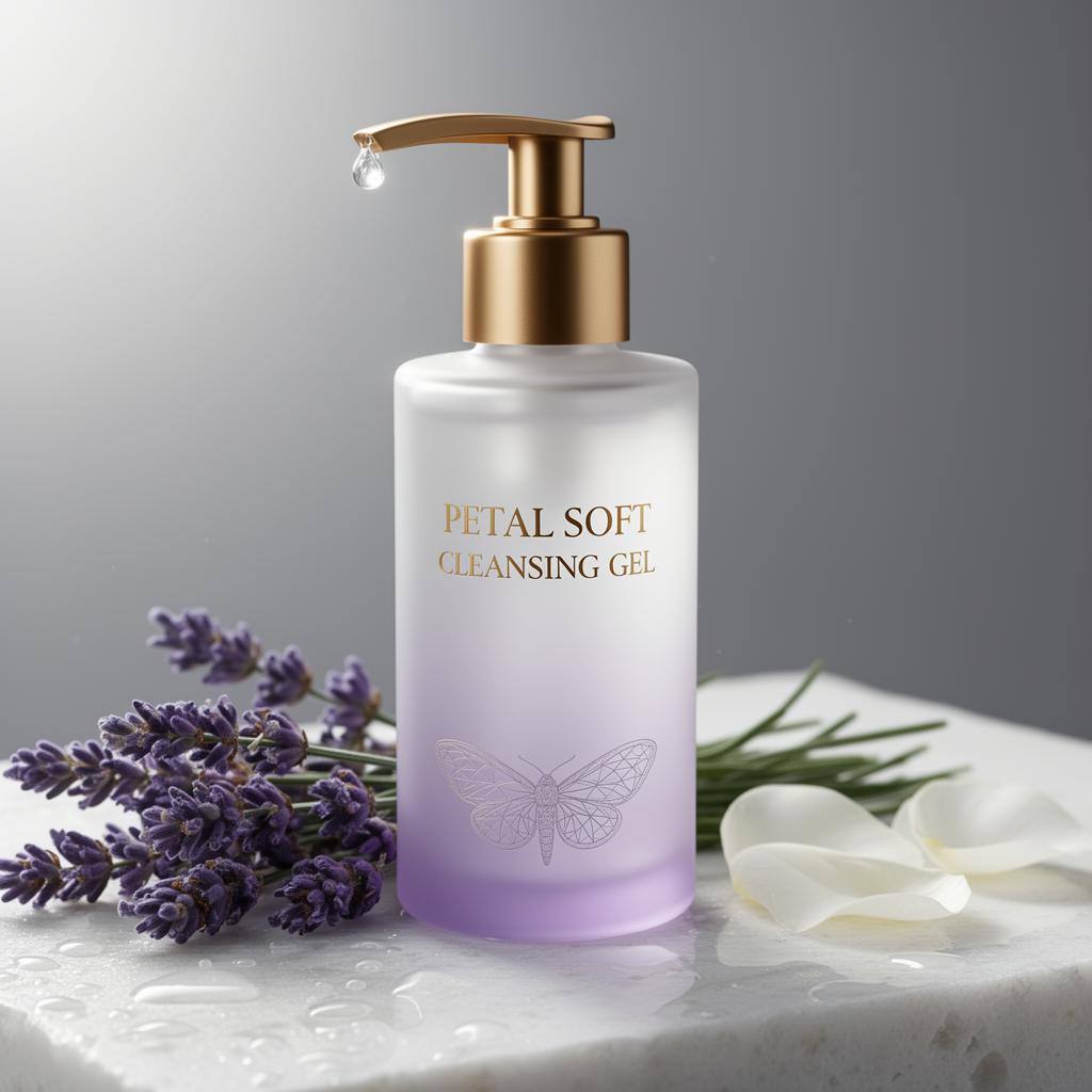 Petal Soft Cleansing Gel — Lumin Noir luxury skincare